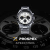 Seiko Prospex Speedtimer Solar Chronograph Watch - SSC813P1, Stainless Steel Band, White Dial
