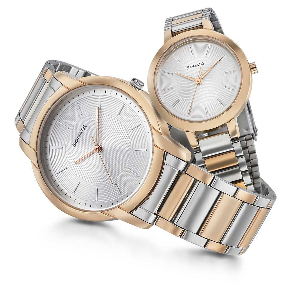 Sonata Couple Chain Watch 770318141KM01