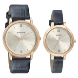 Sonata Couple Leather Belt Watch 770318141WL01