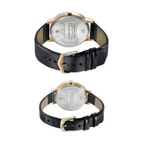 Sonata Couple Leather Belt Watch 770318141WL02