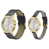 Sonata Couple Leather Belt Watch 770318141YL01