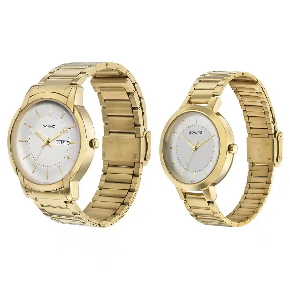 Sonata Couple Chain Watch 770318141YM01