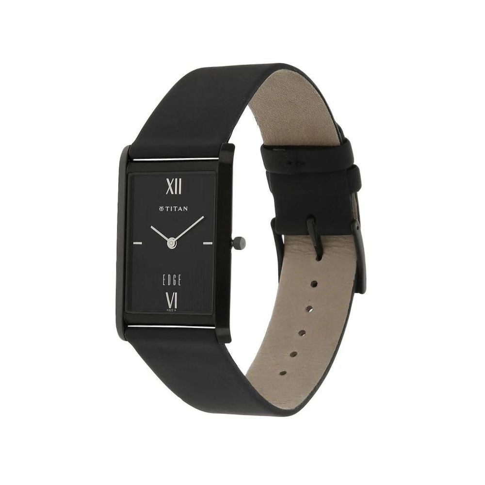 Titan Edge Leather Belt Watch 1043NL01