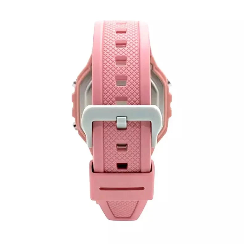 Casio Youth Digital Watch - W-218HC-4AVDF, Resin Band, Pink/White CASIO