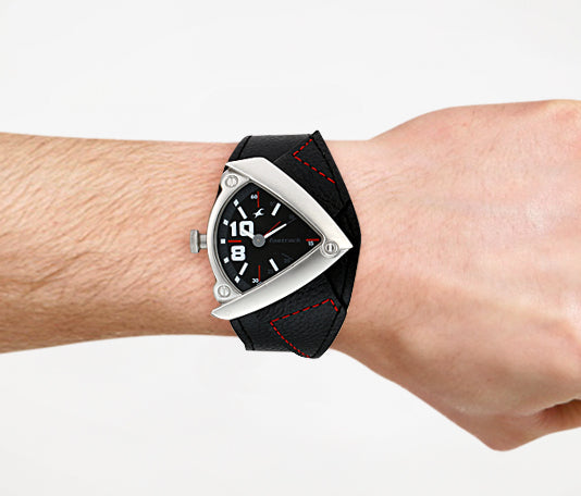 Fastrack Bikers Leather Belt Watch 3022SL02