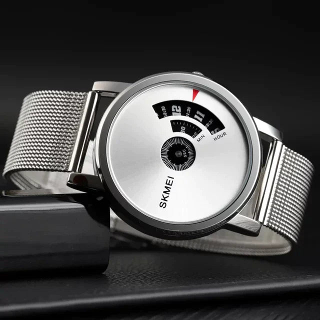 Skmei Creative Silver Mesh Chain Watch 1260 NAGRAM