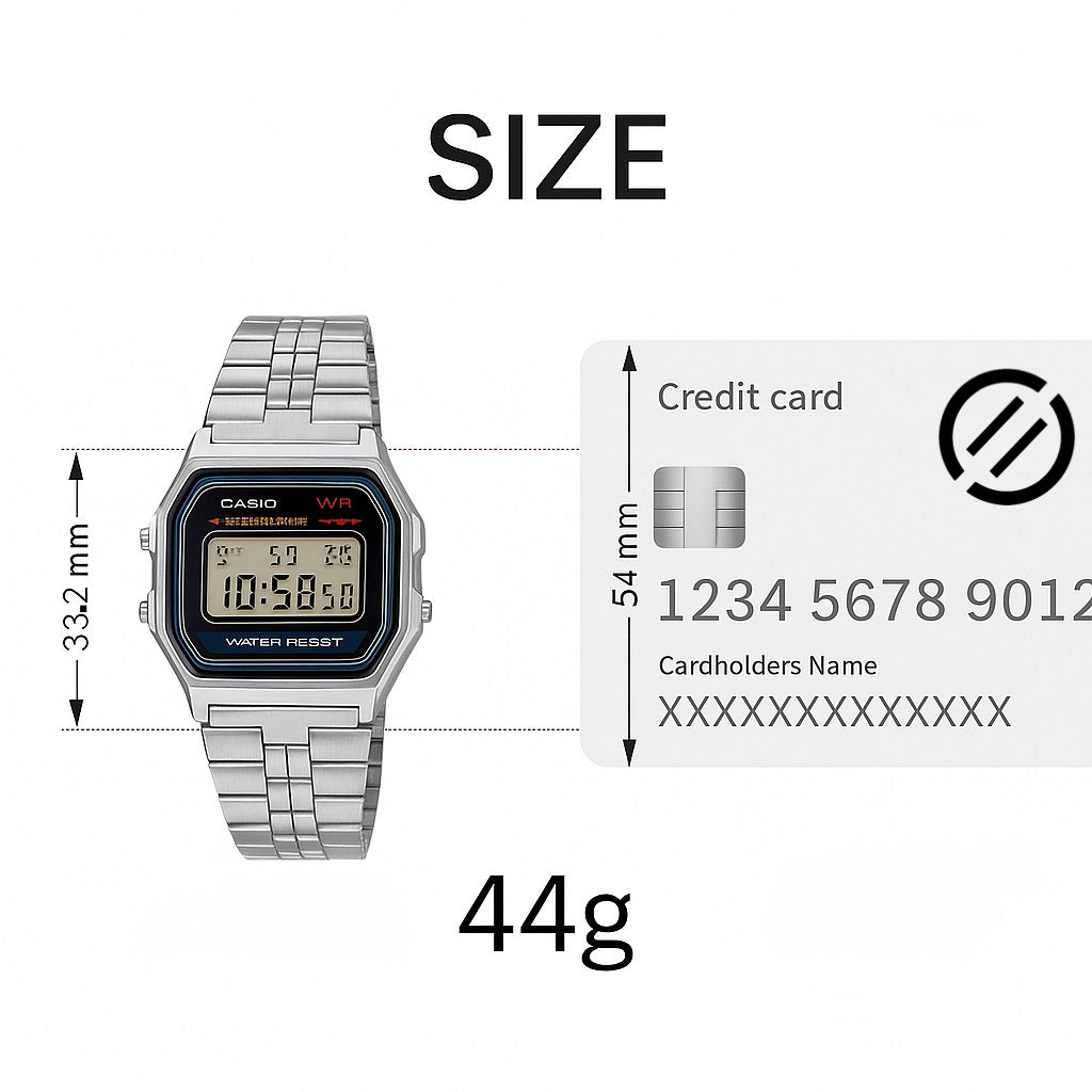 Casio A-159WA Digital Watch – Vintage Look, Premium Quality