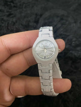 RADO White Stainless Steel Women's Quartz Watch with Date