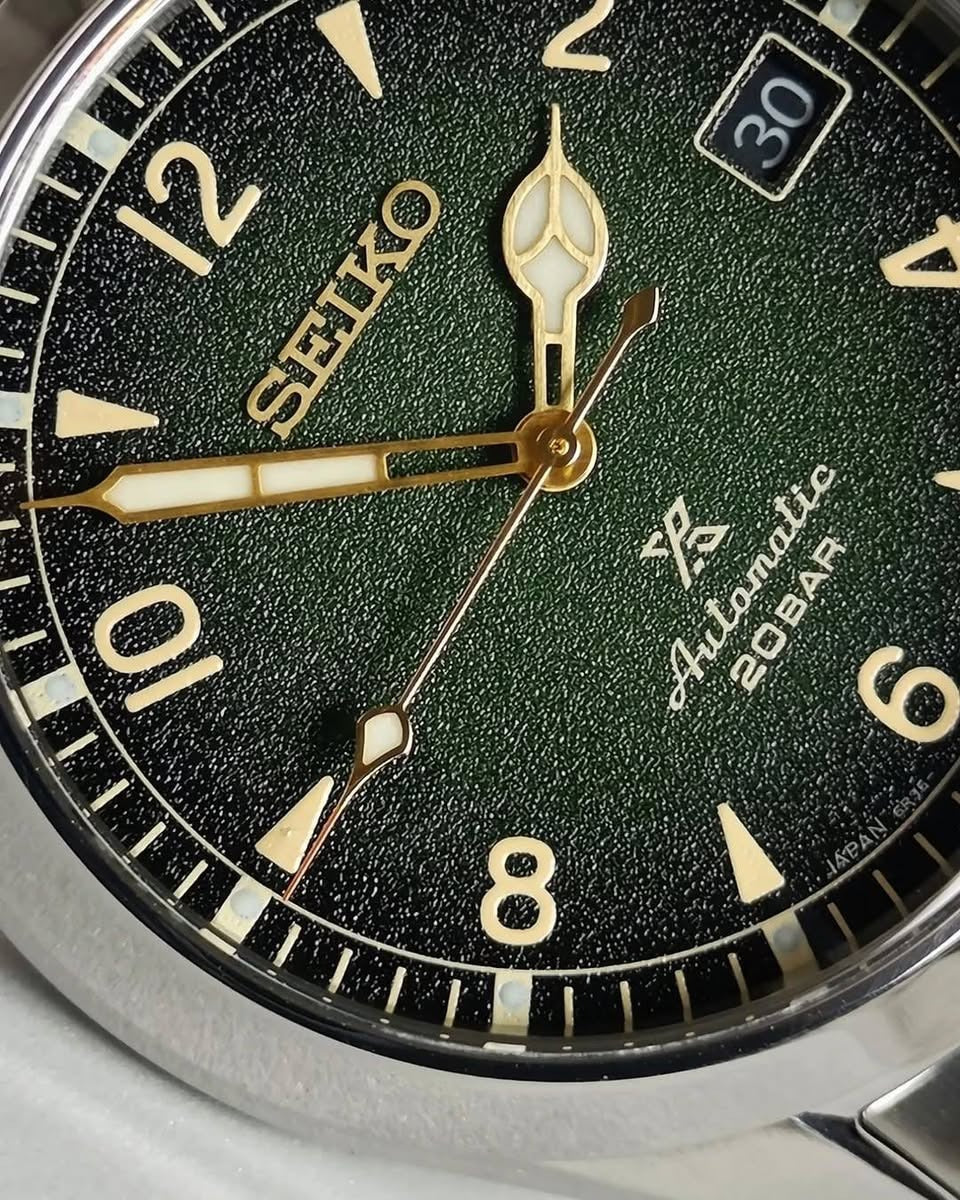 Seiko Prospex Alpinist SPB155J1 Automatic Men’s Watch – Green Dial, 200m, Sapphire