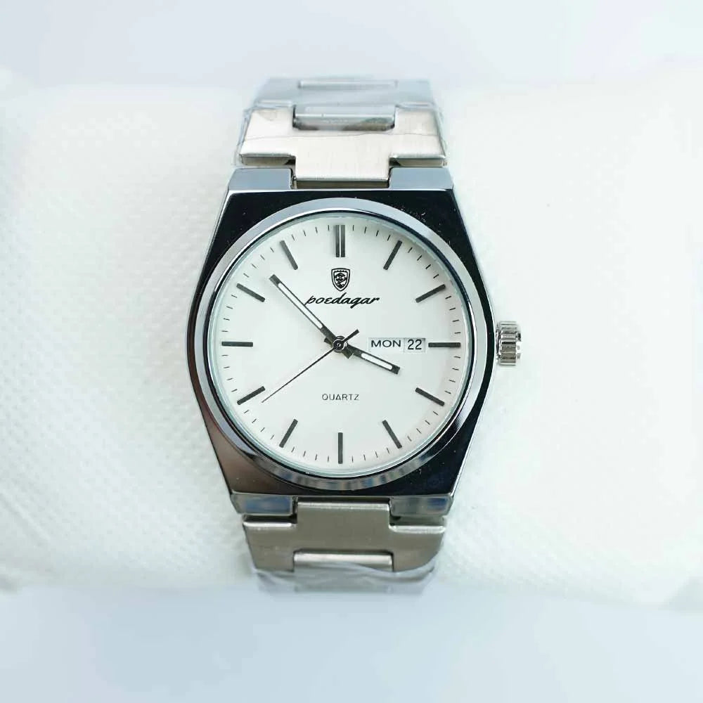 POEDAGAR 930 Men's Luxury Luminous Quartz Watch with Date