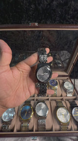 AILIFEIDA Luxury Fashion Watch – Stainless Steel, Full Calendar, 3BAR Water Resistant