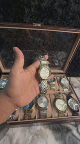 AILIFEIDA Luxury Fashion Watch – Stainless Steel, Full Calendar, 3BAR Water Resistant